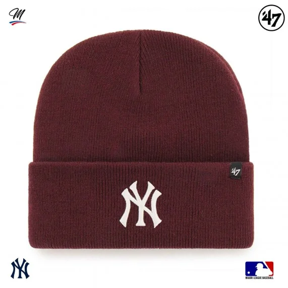 Gorra MLB New York Yankees Haymaker "Bordeaux (Gorros) '47 Brand chez FrenchMarket