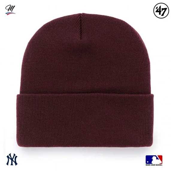 Cappello MLB New York Yankees Haymaker "Bordeaux (Berretto) '47 Brand chez FrenchMarket