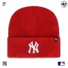 Bonnet MLB New York Yankees Haymaker Rouge (Bonnets) '47 Brand chez FrenchMarket