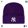 MLB New York Yankees Haymaker Beanie Viola (Berretto) '47 Brand chez FrenchMarket