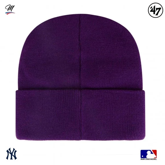 MLB New York Yankees Haymaker Beanie Viola (Berretto) '47 Brand chez FrenchMarket