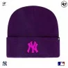 Bonnet MLB New York Yankees Haymaker Violet (Bonnets) '47 Brand chez FrenchMarket