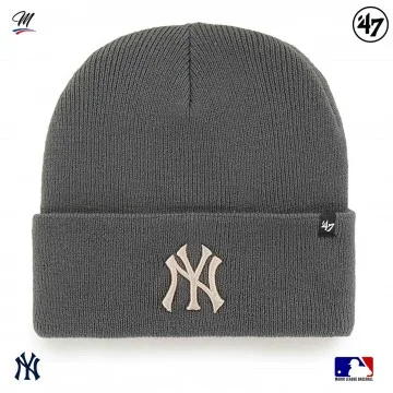 MLB New York Yankees Haymaker Beanie Grigio (Berretto) '47 Brand chez FrenchMarket