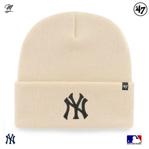 MLB New York Yankees Haymaker Gorro Crema Natural (Gorros) '47 Brand chez FrenchMarket