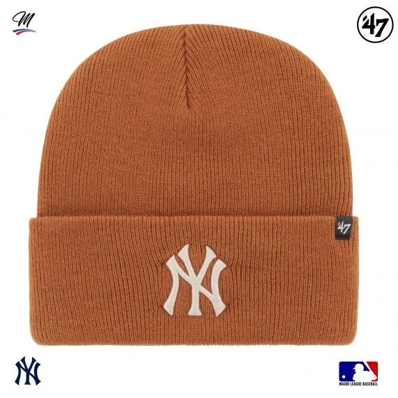 Bonnet MLB New York Yankees Haymaker Orange (Bonnets) '47 Brand chez FrenchMarket