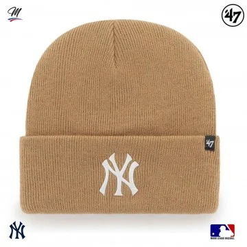 Bonnet MLB New York Yankees Haymaker "Camel" (Bonnets) '47 Brand chez FrenchMarket