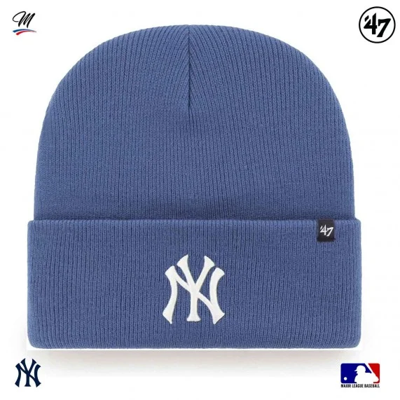 Bonnet MLB New York Yankees Haymaker "Bleu" (Bonnets) '47 Brand chez FrenchMarket