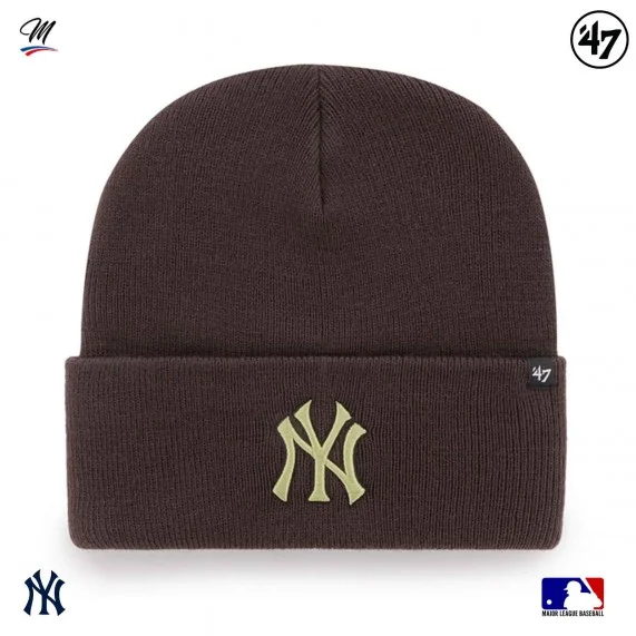 MLB New York Yankees Haymaker Gorro Marrón (Gorros) '47 Brand chez FrenchMarket