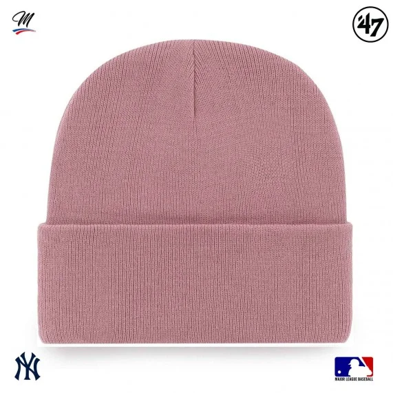 Bonnet MLB New York Yankees Haymaker Violet (Bonnets) '47 Brand chez FrenchMarket