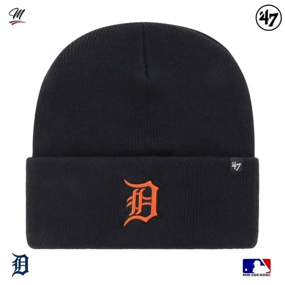 Bonnet MLB Detroit Tigers Haymaker "Navy" (Bonnets) '47 Brand chez FrenchMarket