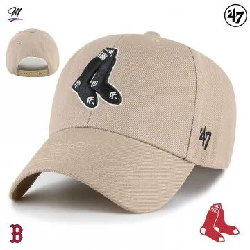 Casquette MLB Boston Red Sox MVP Cooperstown Snapback (Casquettes) '47 Brand chez FrenchMarket