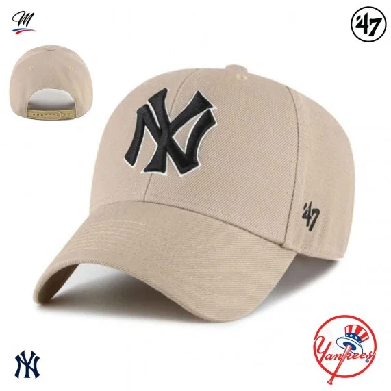 Casquette MLB NY Yankees MVP Cooperstown Snapback (Casquettes) '47 Brand chez FrenchMarket