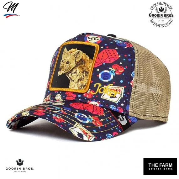 Casino Trucker Cap Joker "Poker Face" Collection (Caps) Goorin Bros on FrenchMarket