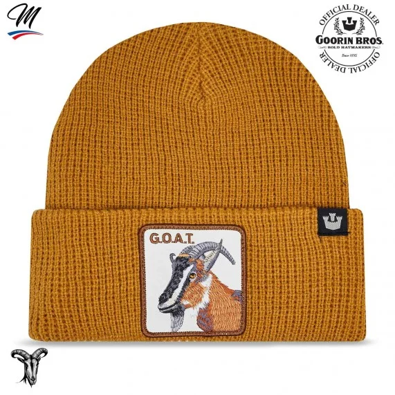 G.O.A.T. "De Grootste" Geit Knit Cap (Mannelijk) Goorin Bros chez FrenchMarket