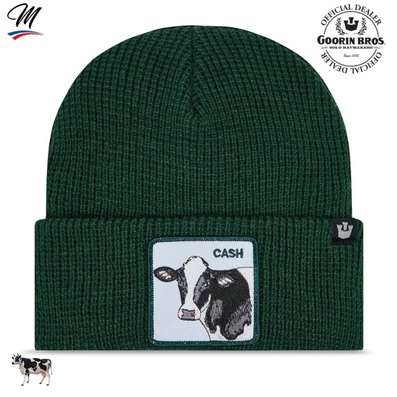 Bonnet Grosse Maille Vache - Cash "Milk Bands (Beanie) Goorin Bros on FrenchMarket