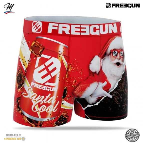 Lot de 4 Boxers Homme Collection de Noël (Lot boxers Homme) Freegun chez FrenchMarket