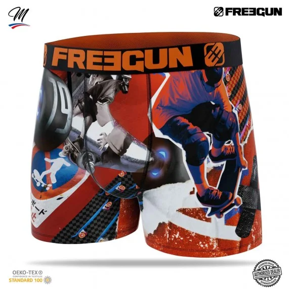 Bóxer de patinaje de alta calidad para hombre (Boxers) Freegun chez FrenchMarket