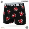 Boxer Homme Microfibre "La Vache qui rit" (Boxers Homme) Freegun chez FrenchMarket