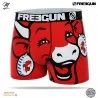 Boxer Homme Microfibre "La Vache qui rit" (Boxers Homme) Freegun chez FrenchMarket