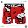 Boxershorts Mann Mikrofaser "Die lachende Kuh" (Boxershorts) Freegun auf FrenchMarket