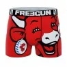 Boxershorts Mann Mikrofaser "Die lachende Kuh" (Boxershorts) Freegun auf FrenchMarket