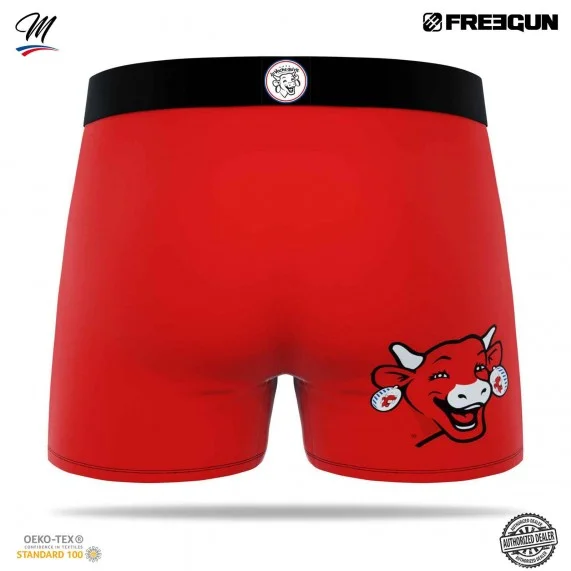 Boxer in microfibra da uomo "La Mucca che ride" (Boxer) Freegun chez FrenchMarket