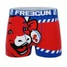 heren boxershort van microvezel "De lachende koe" (Boksers) Freegun chez FrenchMarket