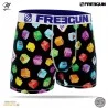 Boxer Homme Microfibre "La Vache qui rit" (Boxers Homme) Freegun chez FrenchMarket