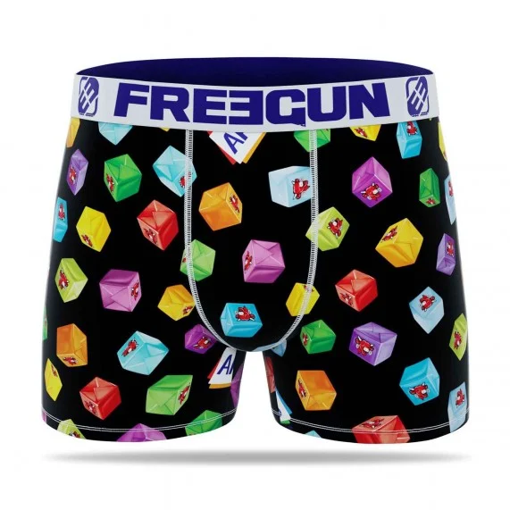 Boxer Homme Microfibre "La Vache qui rit" (Boxers Homme) Freegun chez FrenchMarket