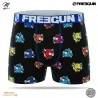 Boxer Homme Microfibre "La Vache qui rit" (Boxers Homme) Freegun chez FrenchMarket