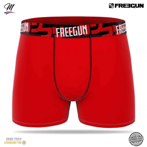 Lot de 4 Boxers Homme Coton "CTK" (Lot boxers Homme) Freegun chez FrenchMarket