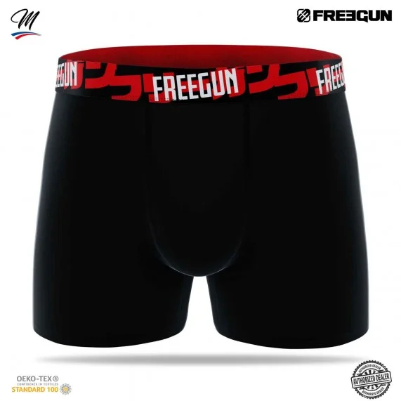 Set di 4 boxer da uomo "CTK" in cotone (Boxer da uomo) Freegun chez FrenchMarket