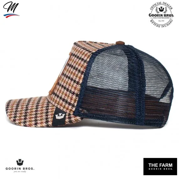 Gorra G.O.A.T. Checkered Trucker Cap - Cabra Good Kid Plaad City (Gorras) Goorin Bros chez FrenchMarket