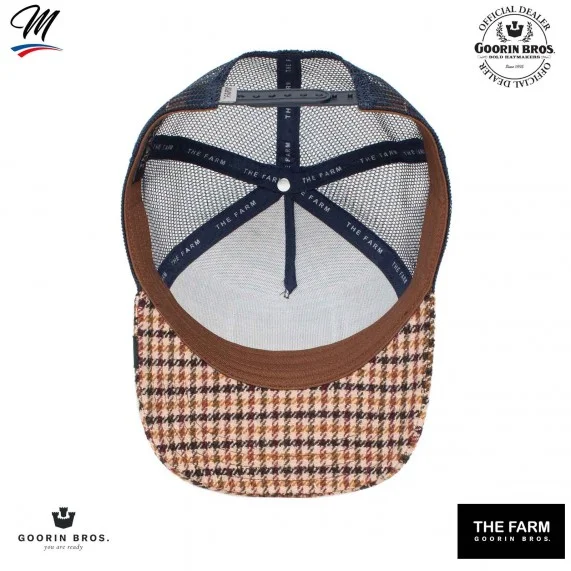 Gorra G.O.A.T. Checkered Trucker Cap - Cabra Good Kid Plaad City (Gorras) Goorin Bros chez FrenchMarket