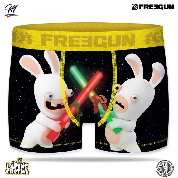 Boxer Homme Lapins Crétins Spécial Noël (Boxers Homme) Freegun chez FrenchMarket