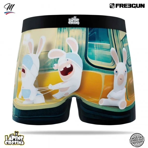 Calzoncillos para hombre Lapins Crétins (Boxers) Freegun chez FrenchMarket