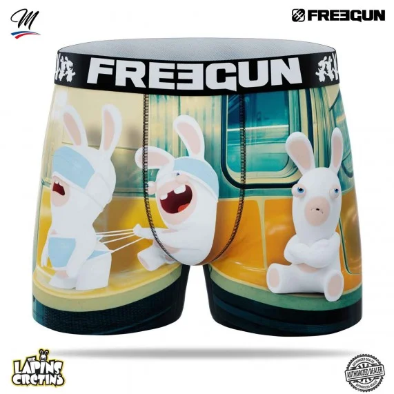 Boxer Homme Lapins Crétins (Boxers Homme) Freegun chez FrenchMarket