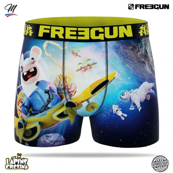 Calzoncillos para hombre Lapins Crétins (Boxers) Freegun chez FrenchMarket