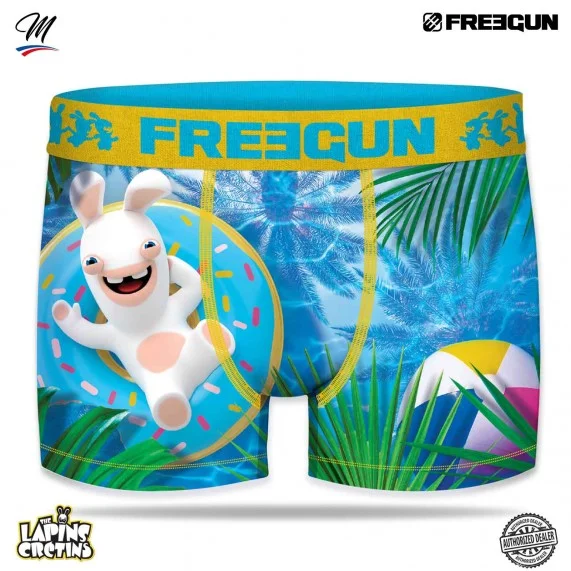 Juego de 3 calzoncillos Rabbids para hombre (Calzoncillos para hombre) Freegun chez FrenchMarket