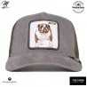 Casquette Trucker Velours Bouledogue "Butch Wulbul" (Casquettes) Goorin Bros chez FrenchMarket