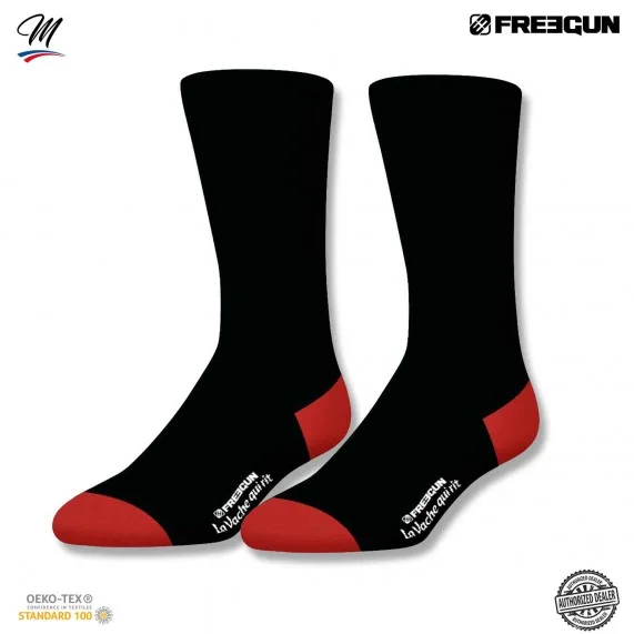 Lote de 2 pares de calcetines para hombre "La vaca que ríe (Calcetines de fantasía) Freegun chez FrenchMarket