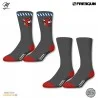 Lot de 2 paires de Chaussettes Homme "La Vache qui rit" (Chaussettes fantaisies) Freegun chez FrenchMarket