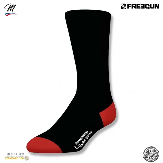 Lot de 2 paires de Chaussettes Homme "La Vache qui rit" (Chaussettes fantaisies) Freegun chez FrenchMarket