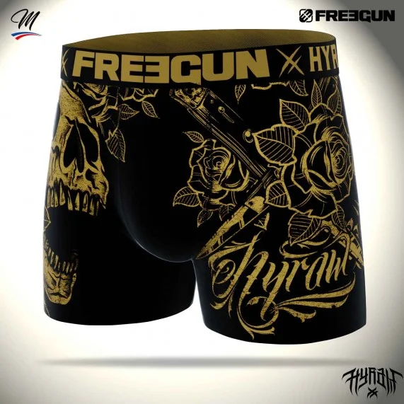 Boxer Rock & Tattoo "HYRAW" da uomo (Boxer) Freegun chez FrenchMarket