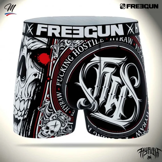 Boxer Homme Rock & Tattoo "HYRAW" (Boxers Homme) Freegun chez FrenchMarket