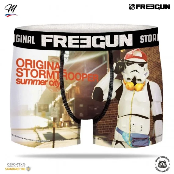 Stormtrooper "Happy Summer" men's boxer shorts (Boxers) Freegun on FrenchMarket