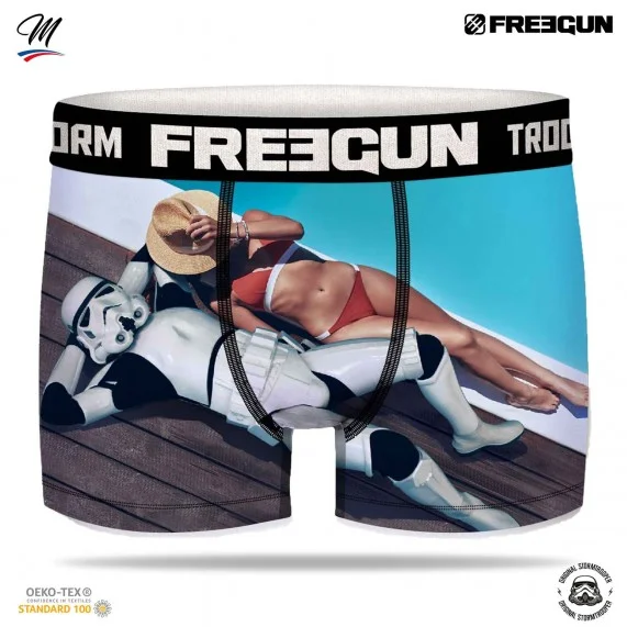 Boxer Mann Stormtrooper "Happy Summer" (Boxershorts) Freegun auf FrenchMarket