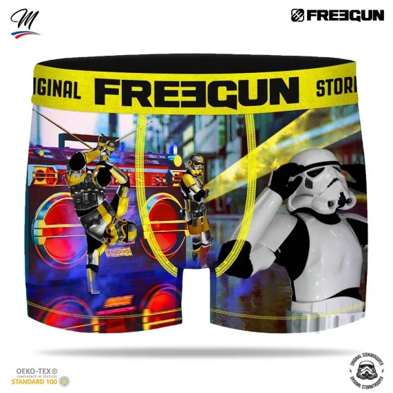 Stormtrooper "Crack Joke" men's boxer shorts (Boxers) Freegun on FrenchMarket