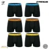 Dynamik Edition" Katoenen herenboxerset van 6 (Herenboxershorts) Freegun chez FrenchMarket