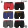 Set van 6 "B7 Color & Camou" Katoenen herenboxershorts (Herenboxershorts) Freegun chez FrenchMarket